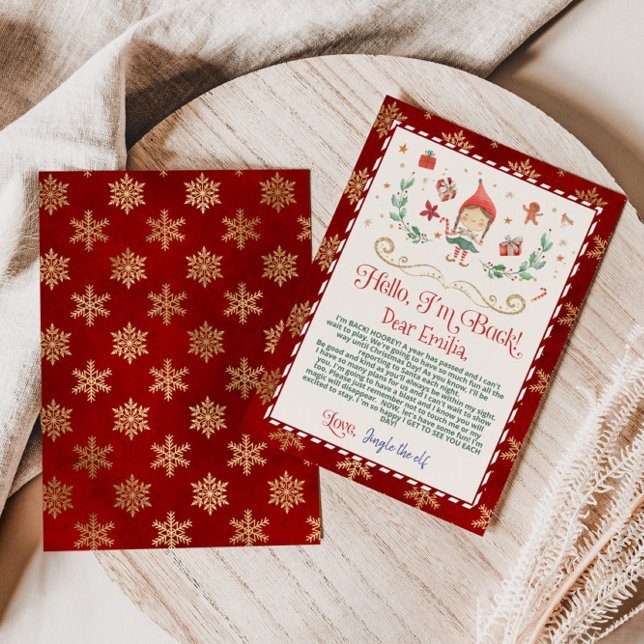 Olá do seu cartão de elfo (Criador carregado)