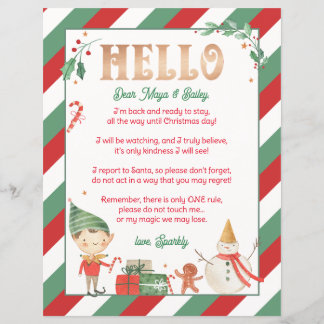 Olá Elf Bem-Vindo Elf North Pole Magical