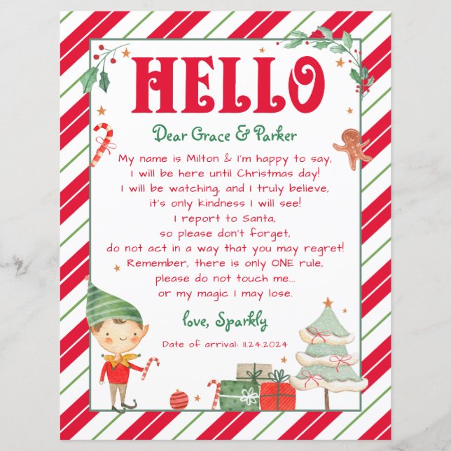 Olá, Elf. Olá, Elf. (Frente)