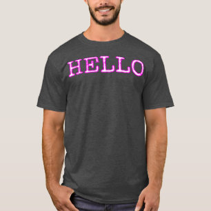 Olá Engraçado Tempos De Volta À Camiseta Da Escola