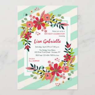 Olá! flores do convite da felicidade