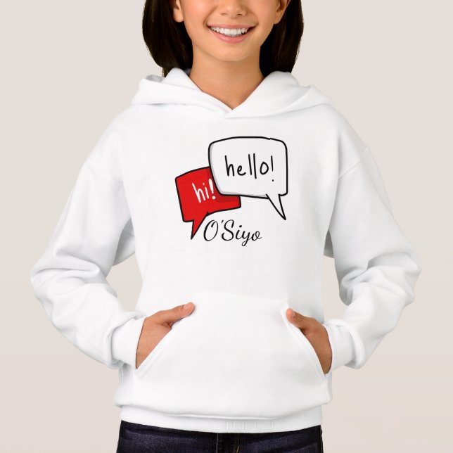 Olá Hoodie (Frente)