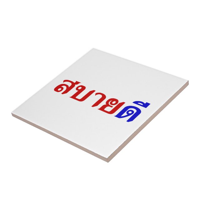 Olá Isaan ♦ Sabai Dee Em Tailandês Isan Dialect ♦ (Lateral)