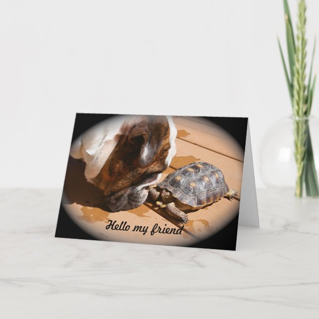 Olá, meu Cartão Amigo (Frente)