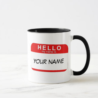 Olá! meu nome é caneca