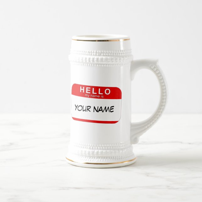 Olá! meu nome é caneca de cerveja (Direita)