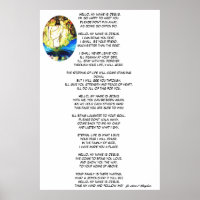OLÁ MEU NOME É JESUS poema Poster