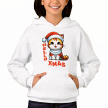 Olá, Natal - Gato de Natal bonito numa fantasia de