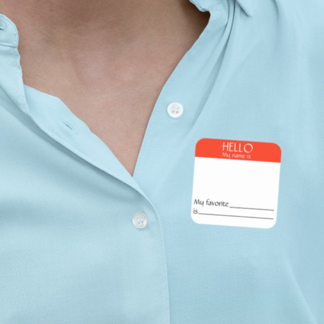 Olá Nome de etiqueta Sticker Crachá Fabuloso (Criador carregado)