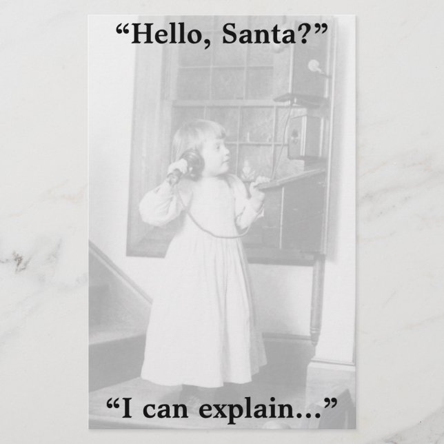 Olá!, papai noel? - Artigos de papelaria (Frente)