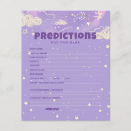 Olá, Predição De Sonho Roxo Para Chá de fraldas