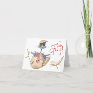 Olá Primavera - Cartão