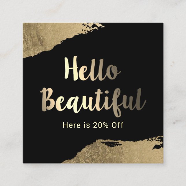 Olá! referência Dourado do curso do maquilhador (Frente)