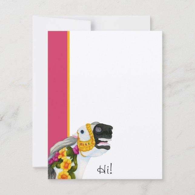 Olá Sadie! Cartões de Nota Folha Única (Frente)