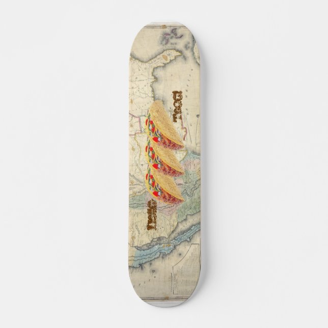 Olá! skate do Taco - com mapa (Frente)