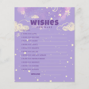 Olá, Sonho Roxo Querido Deseja Chá de fraldas