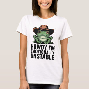 Olá, sou a Camisa de Sapo Emocionalmente Instável