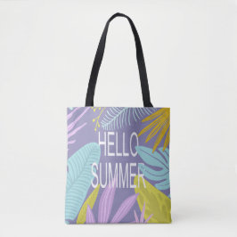 Olá Summer Tropical Pastel Sai Bolsa