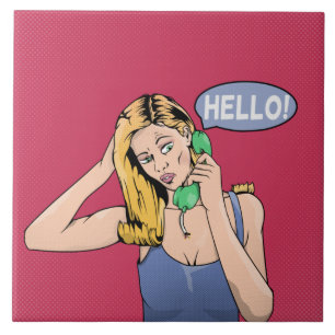 Olá, Telefone Retro