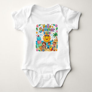 Olá Verão 2026 Camiseta Infantil Sol Diversão