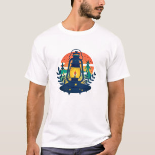 Olá Verão Camiseta Gráfica Retro Palmeiras Por do