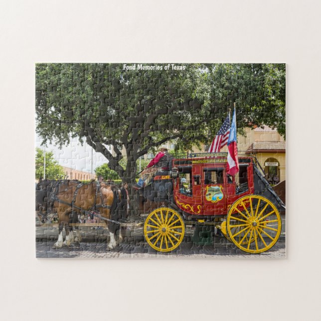 Old Stagecoach Texas. Quebra-cabeça (Horizontal)
