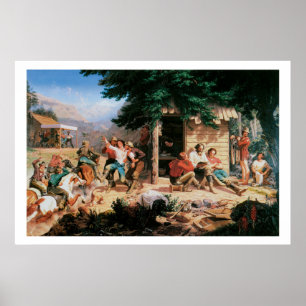 Old West Sunday Morning , Impressão de arte das mi