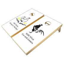 Old Wild West Hen e Rooster Set