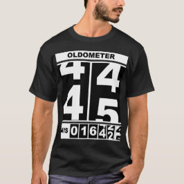 Oldômetro Aniversário de 45 anos Camisa engraçada