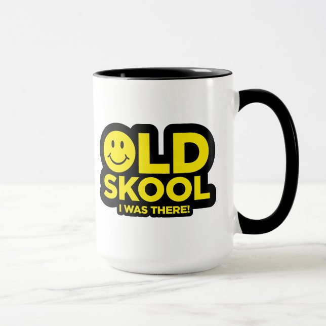 Oldskool - eu estava lá - caneca do ácido do (Direita)