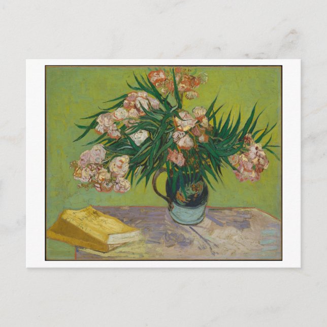 Oleanders por Vincent Van Gogh Cartão postal Flora (Frente)