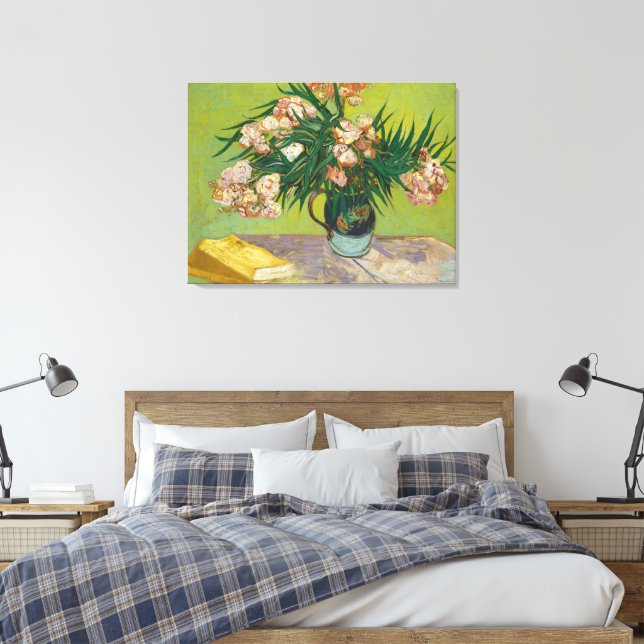 Oleanders Van Gogh Canvas Print (Insitu(Quarto))