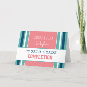 Olha! Cartão de conclusão de nível personalizado!