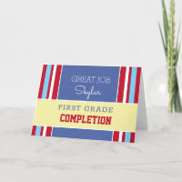 Olha! Cartão de conclusão de nível personalizado!