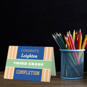 Olha! Cartão de conclusão de terceiro grau perso