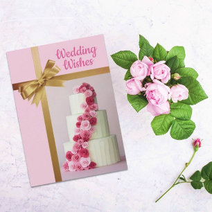 Olha! Melhores Desejos para Cartão de Casamento
