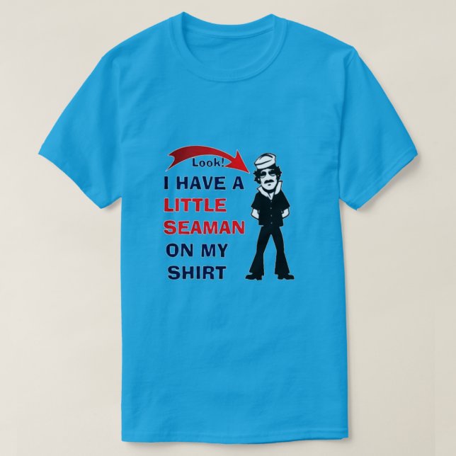Olha, tenho um pequeno SeaMan na minha camisa (Frente do Design)