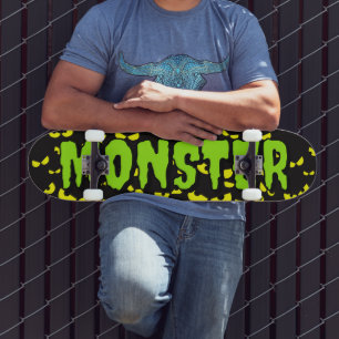 Olhar de monstro legal design de skate personaliza