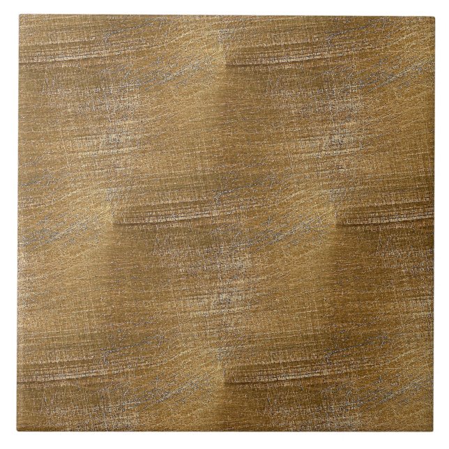 Olhar Dourado escovado riscado do metal (Frente)