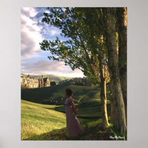 Olhar em cima do impressão de Pemberley