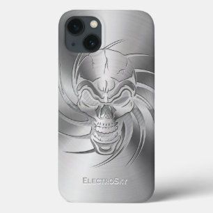 Olhar metálico do crânio