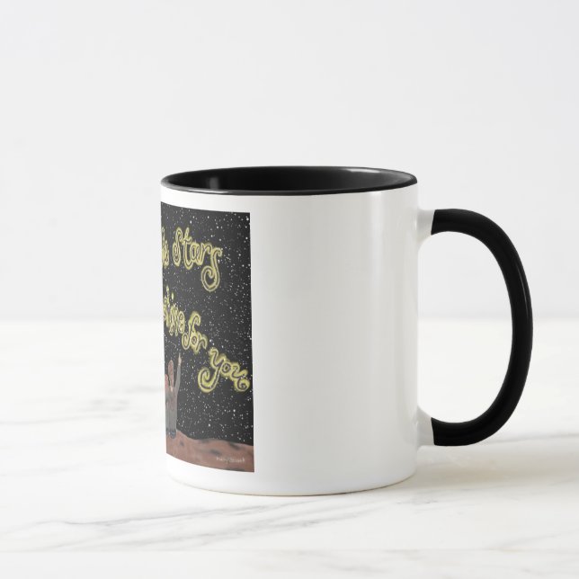 Olhe a caneca das estrelas (Direita)