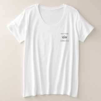 Olhe a rainha conquistar a camisa da consciência
