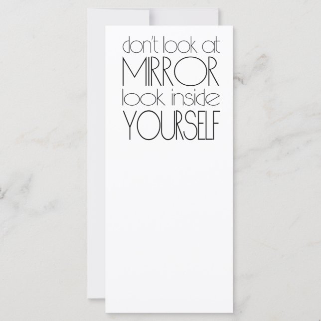 Olhe dentro (Frente)