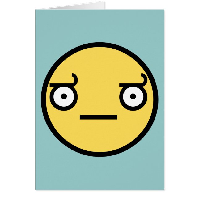 Olhe do cartão da desaprovação (Frente)