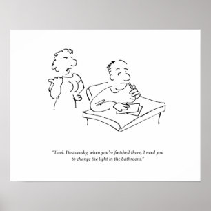 Olhe Dostoevsky Poster