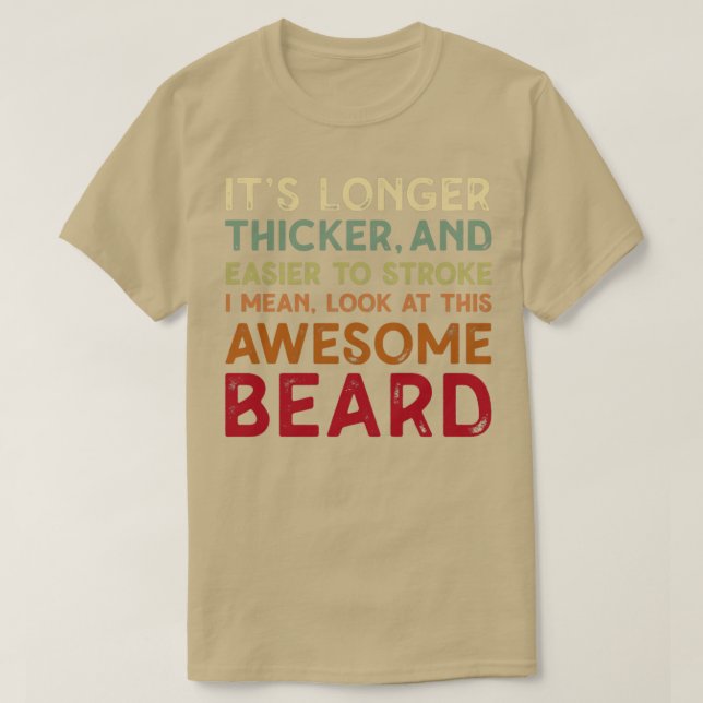 Olhe Essa Camisa De Barba Incrível Para Mim (Frente do Design)