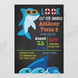 Olhe para fora para o convite do aniversário da