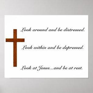 OLHE PARA JESUS POSTER