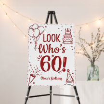 Olhe Quem Está aos 60 Anos! Foto Moderna de Aniver